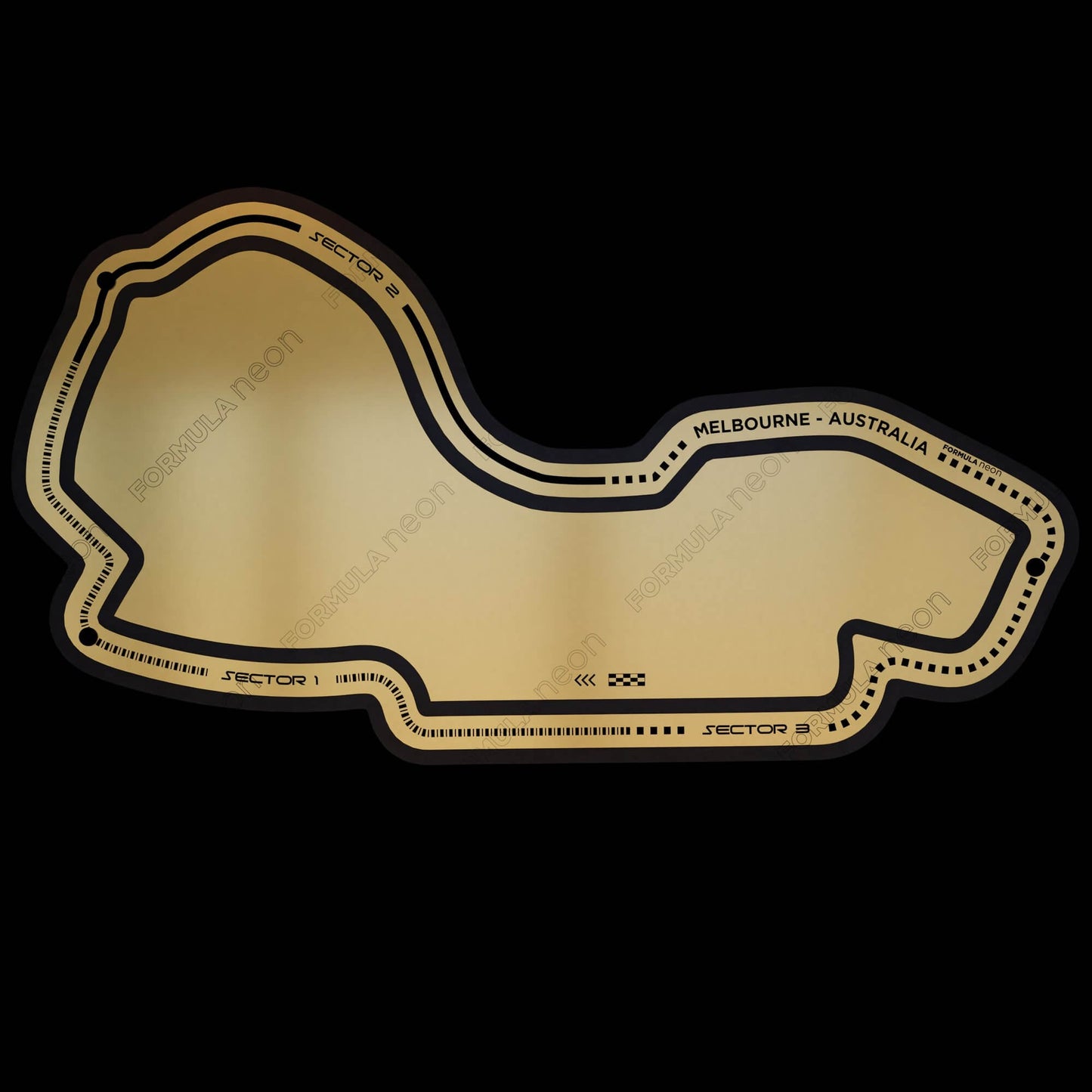 MELBOURNE - AUSTRALIA | GOLD - LARGE