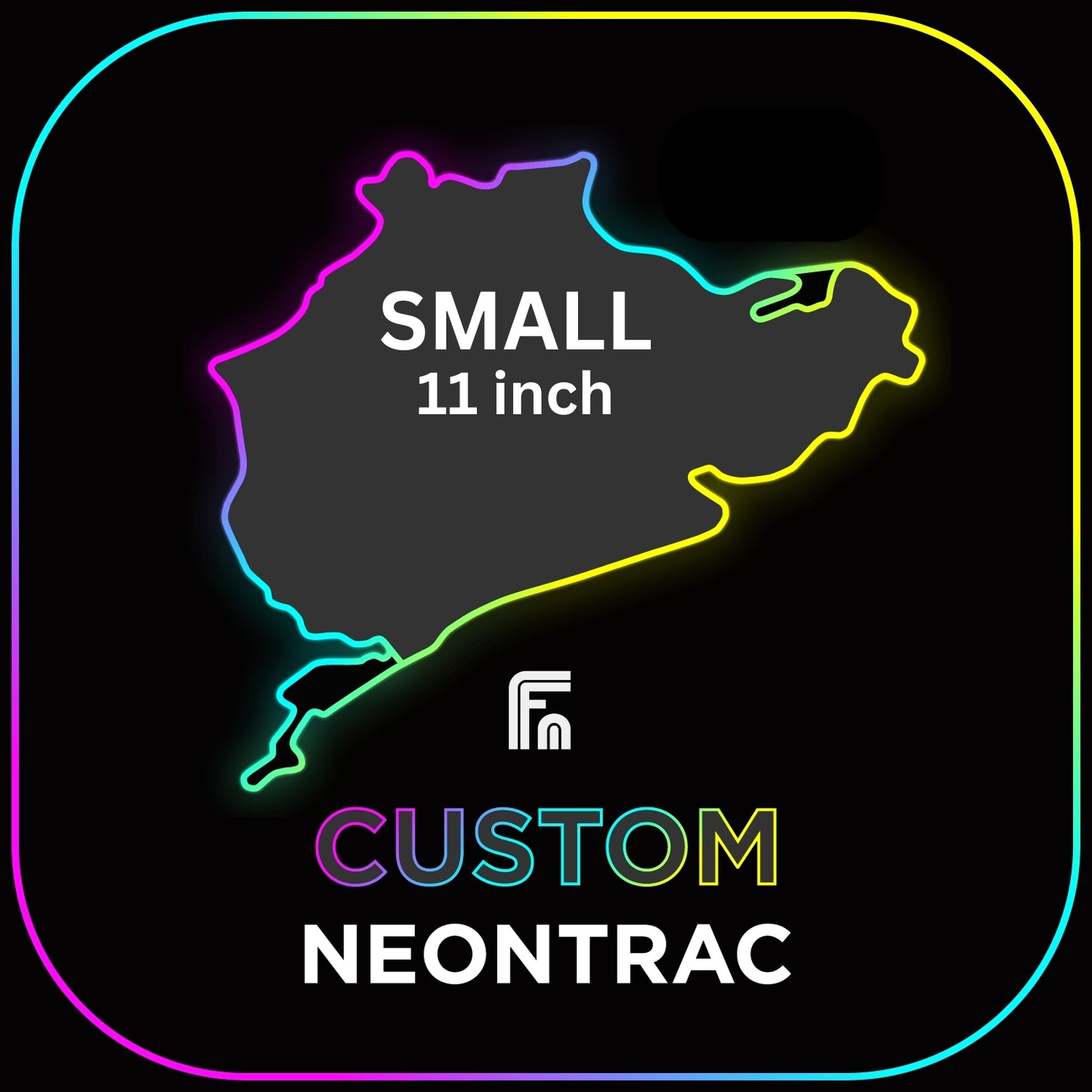 CUSTOM NEONTRAC | SMALL - 11in | MULTICOLOR