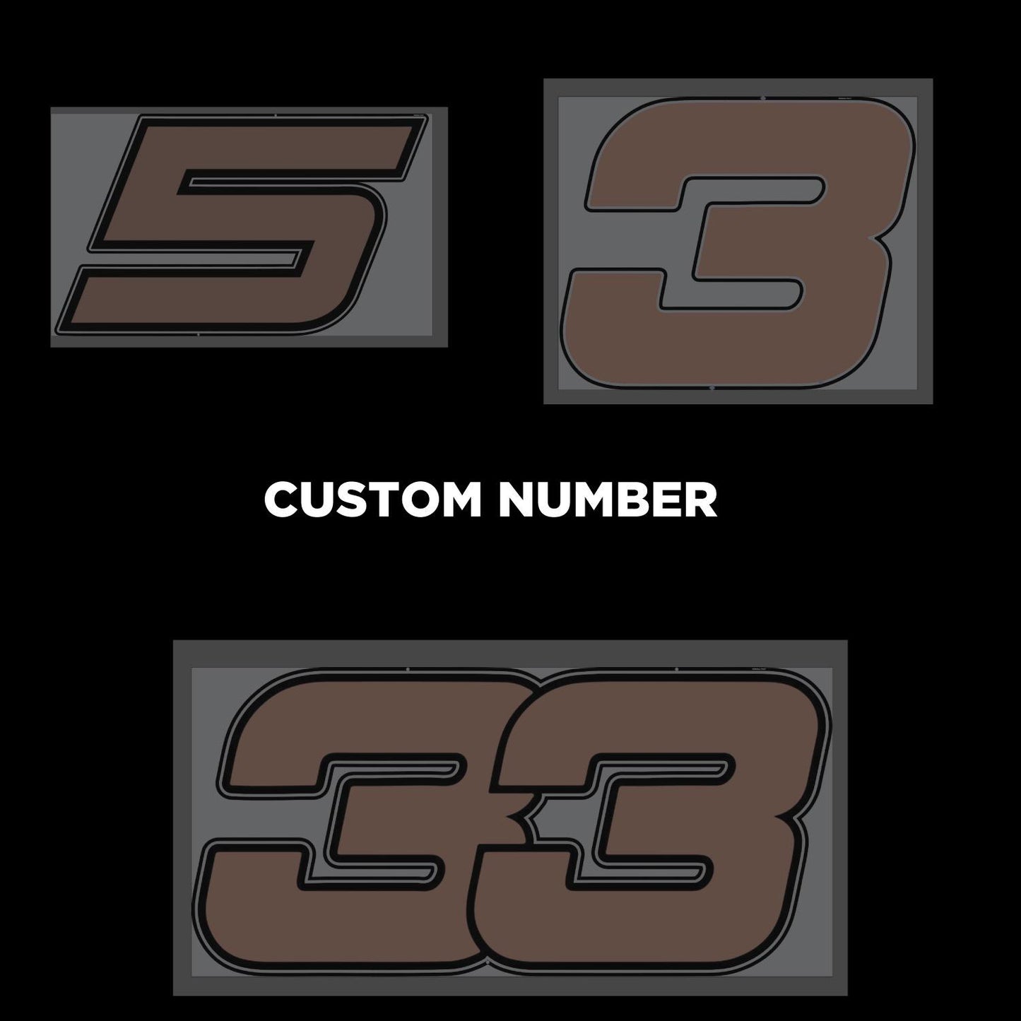 CUSTOM NEONNUMBER | LARGE | 32in HEIGHT