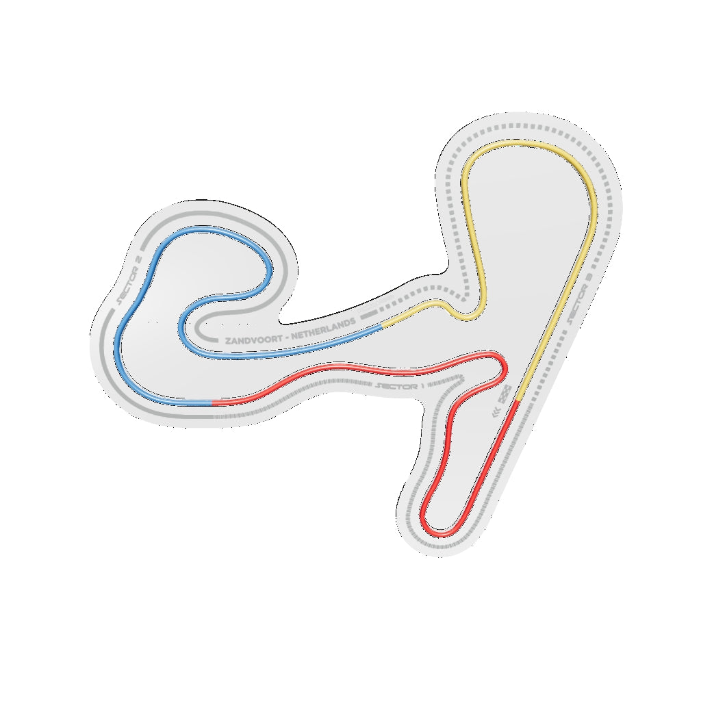 ZANDVOORT - NETHERLANDS | SECTOR MAP - LARGE