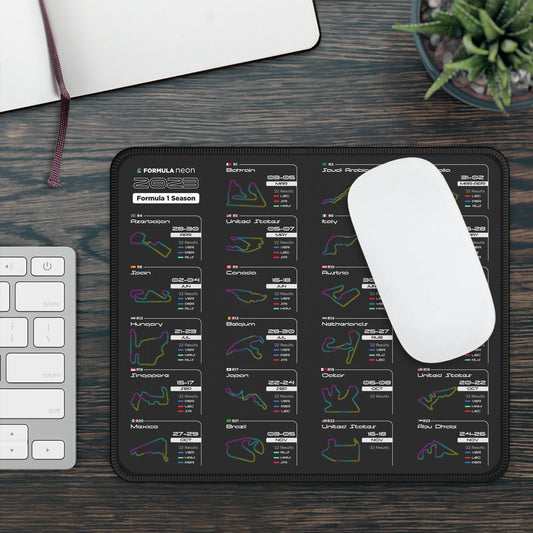 2023 F1 Calendar Mouse Pad (9.5 in x 8 in)