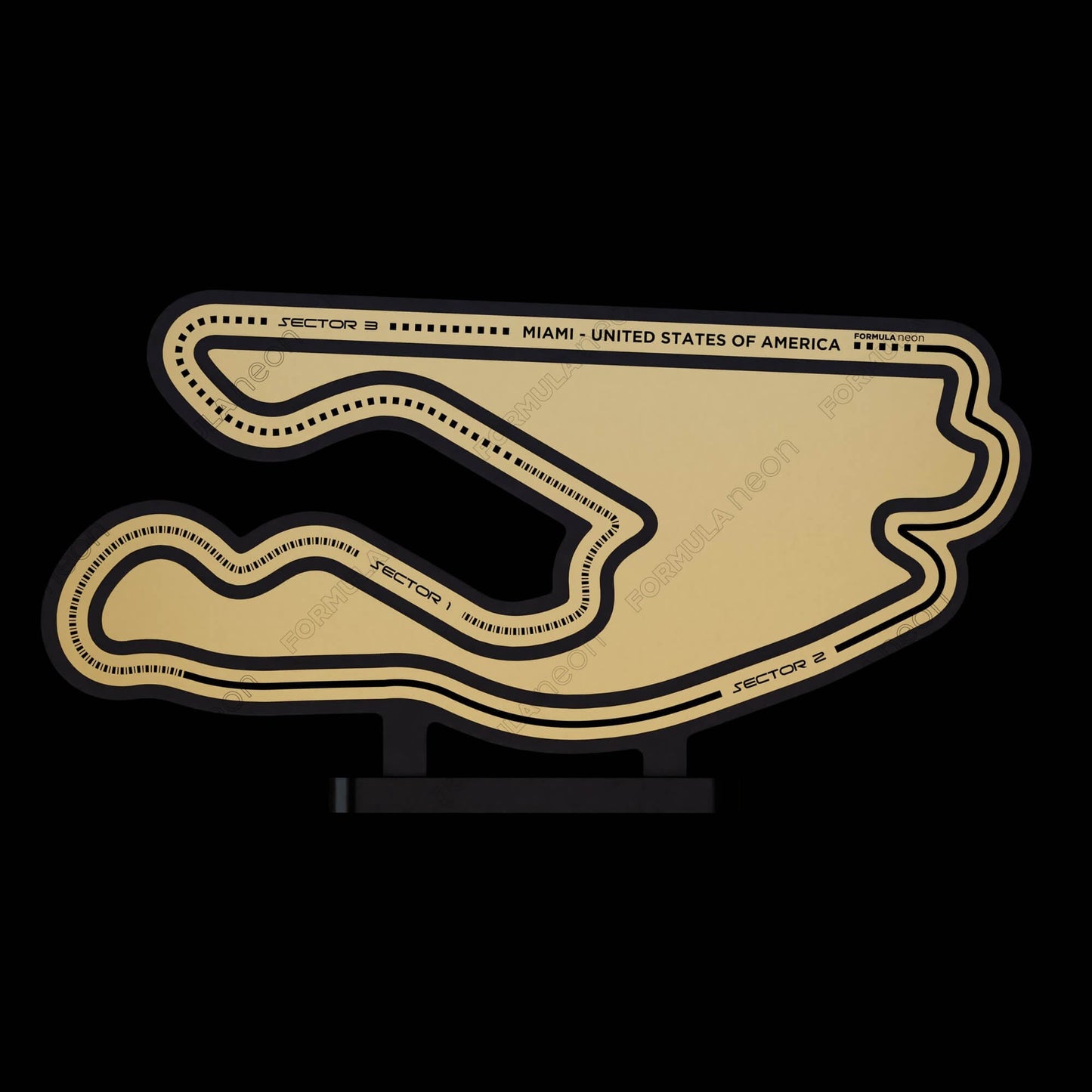 MIAMI - UNITED STATES OF AMERICA | GOLD - SMALL