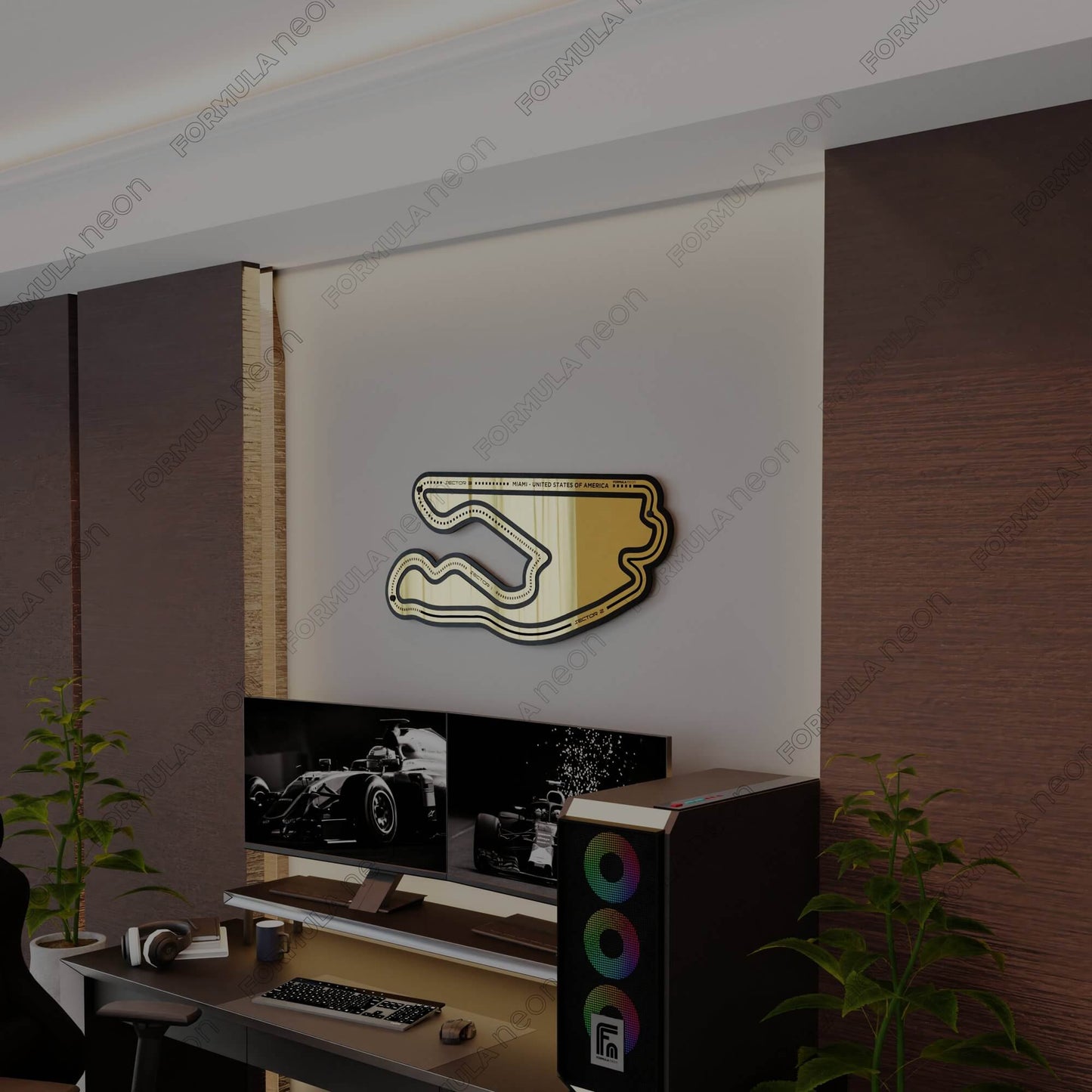MIAMI - UNITED STATES OF AMERICA | GOLD - LARGE